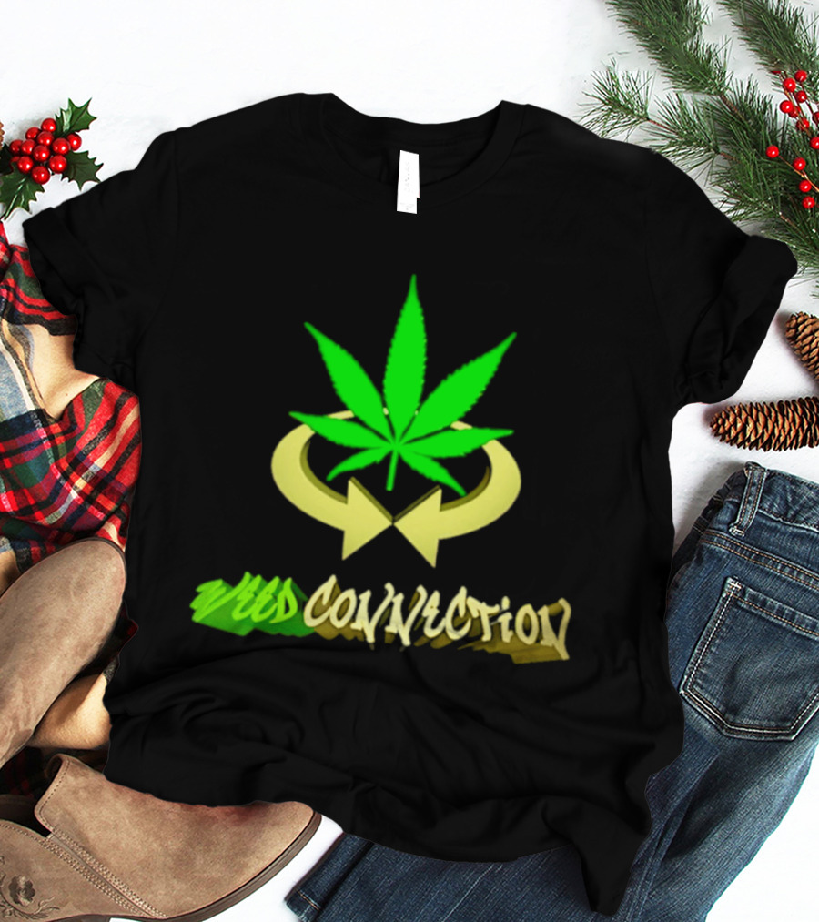 Cannabis Leaf Symbol Weed Connection T-Shirt