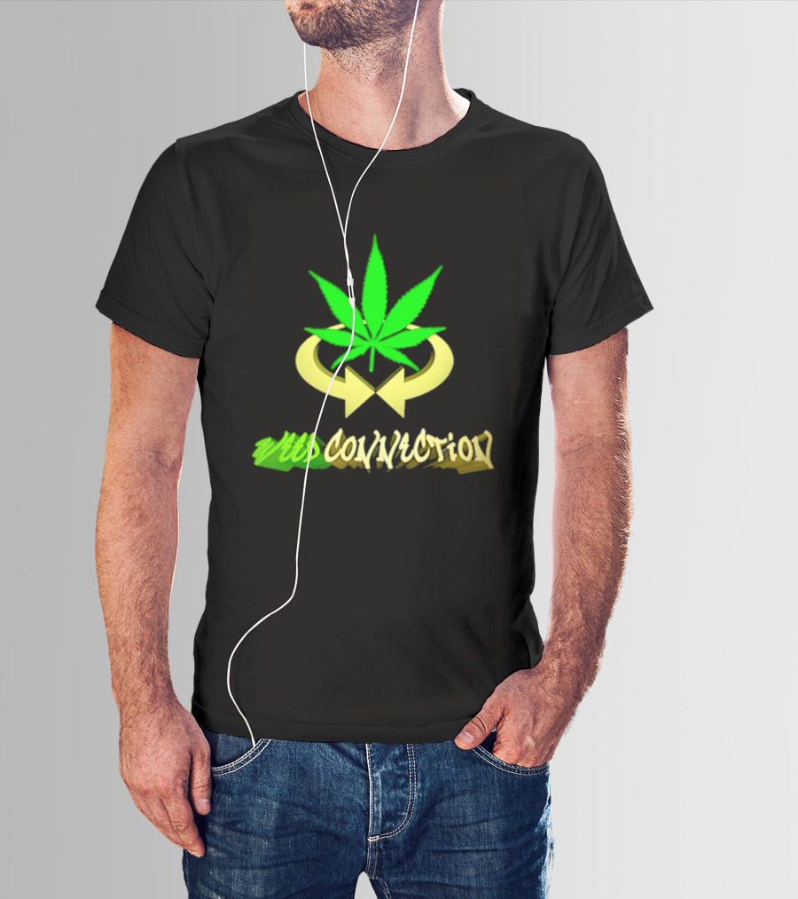 Cannabis Leaf Symbol Weed Connection T-Shirt