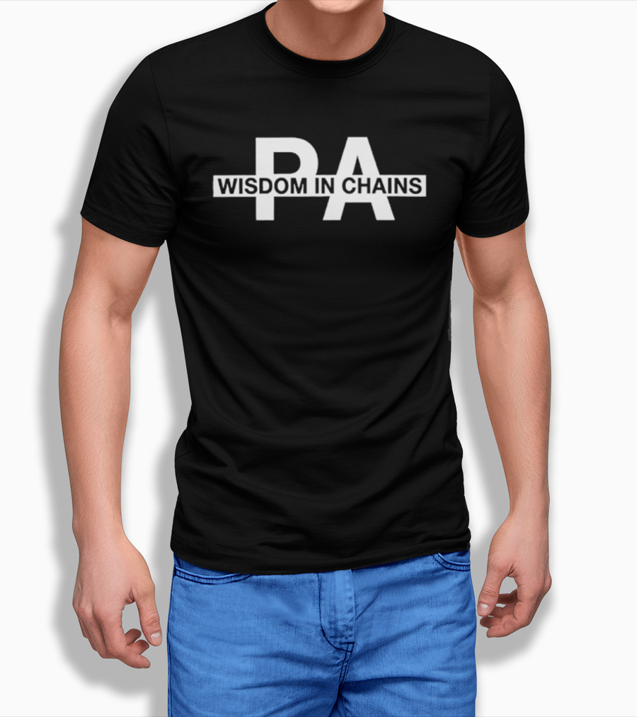 PA Wisdom In Chains Hardcore Punk Band T-Shirt