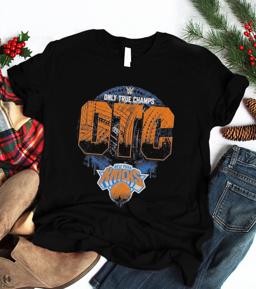 WWE Only True Champs OTC New York Knicks Basket T-Shirt