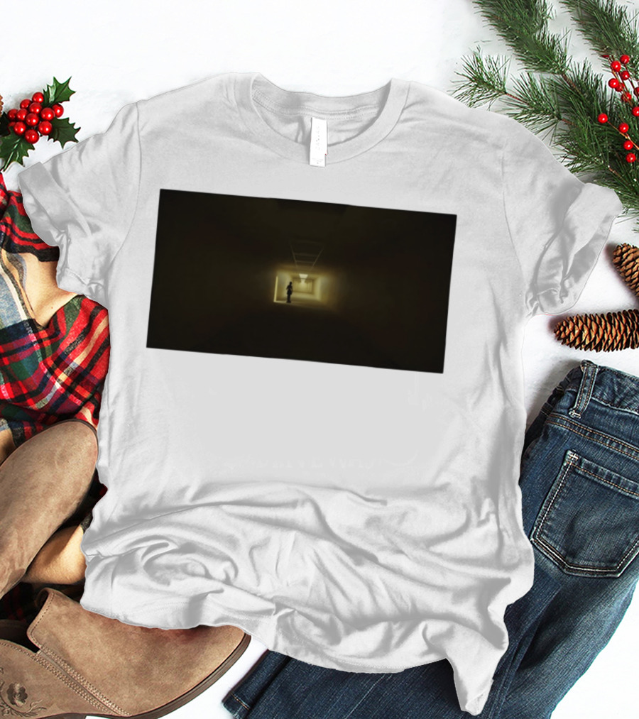 Backrooms Dark Hallway Figure Eerie Aesthetic T-Shirt