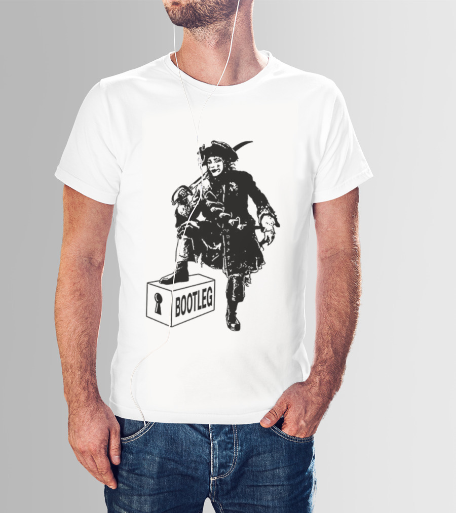 Bootleg The Garden Ghosts Spirits Shades Spectres Apparitions Pirate 2 Sided T-Shirt