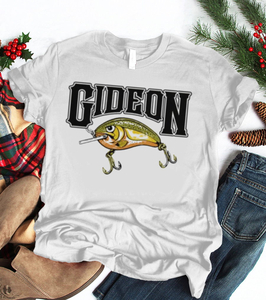 Gideon Fishing Lure Bite Down T-Shirt