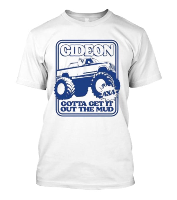 Gideon Monster Truck 4X4 Gotta Get It Out The Mud Ringer T-Shirt