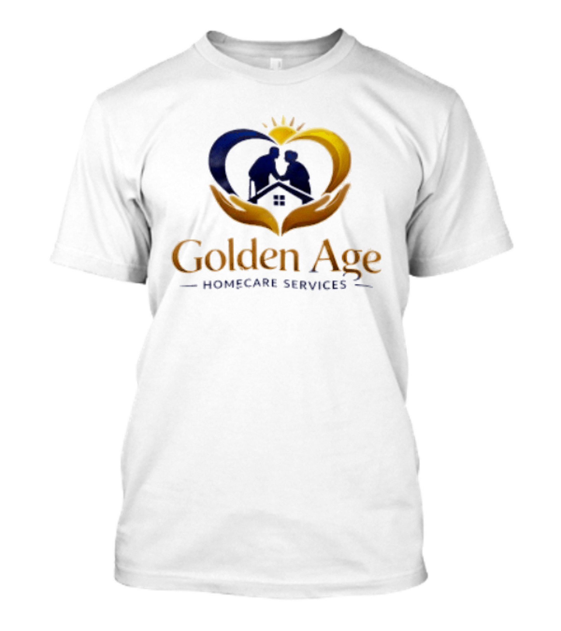 Golden Age Homecare Services Elderly Care Compassion And Support T-Shirt