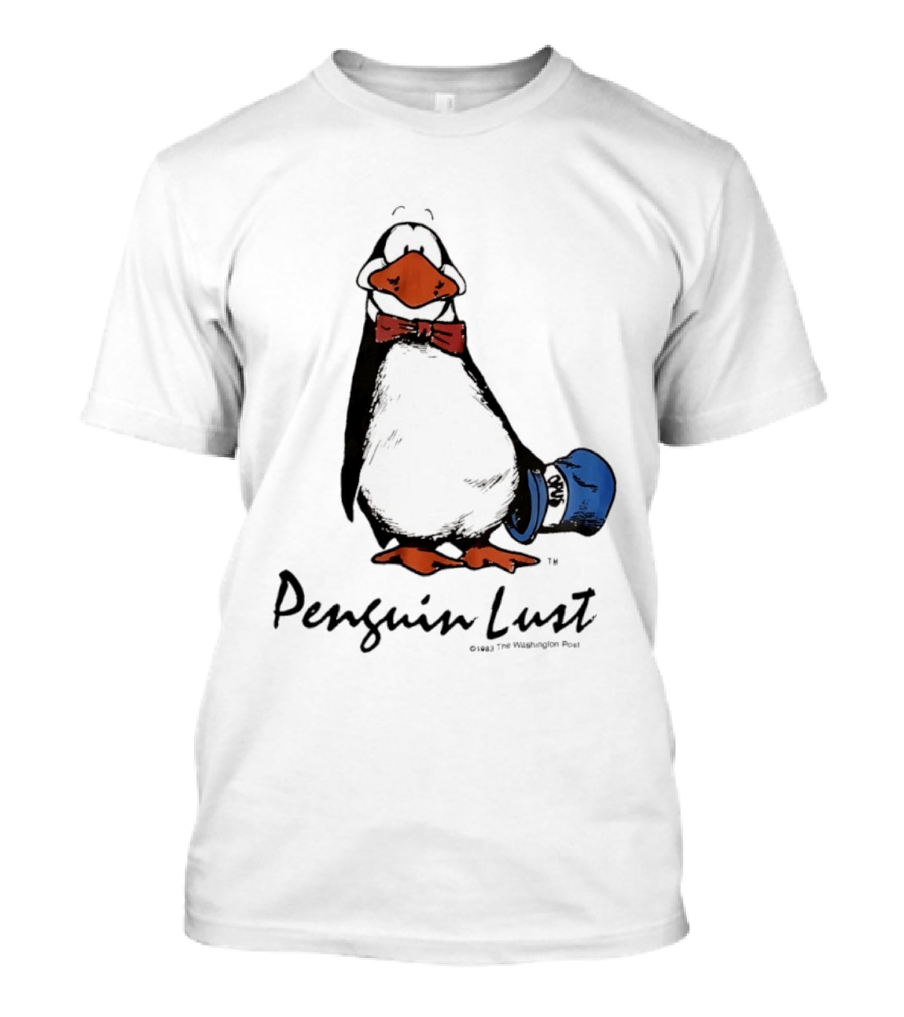 Opus The Penguin Lust 1983 Washington Post T-Shirt