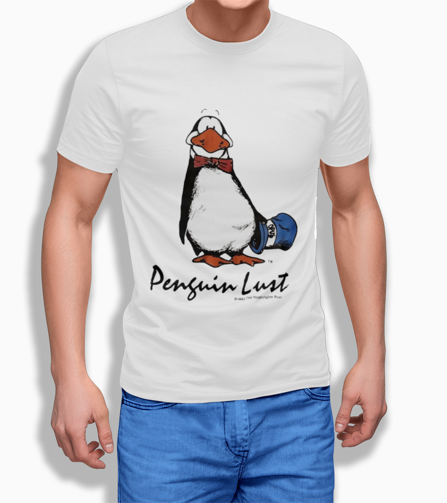 Opus The Penguin Lust 1983 Washington Post T-Shirt