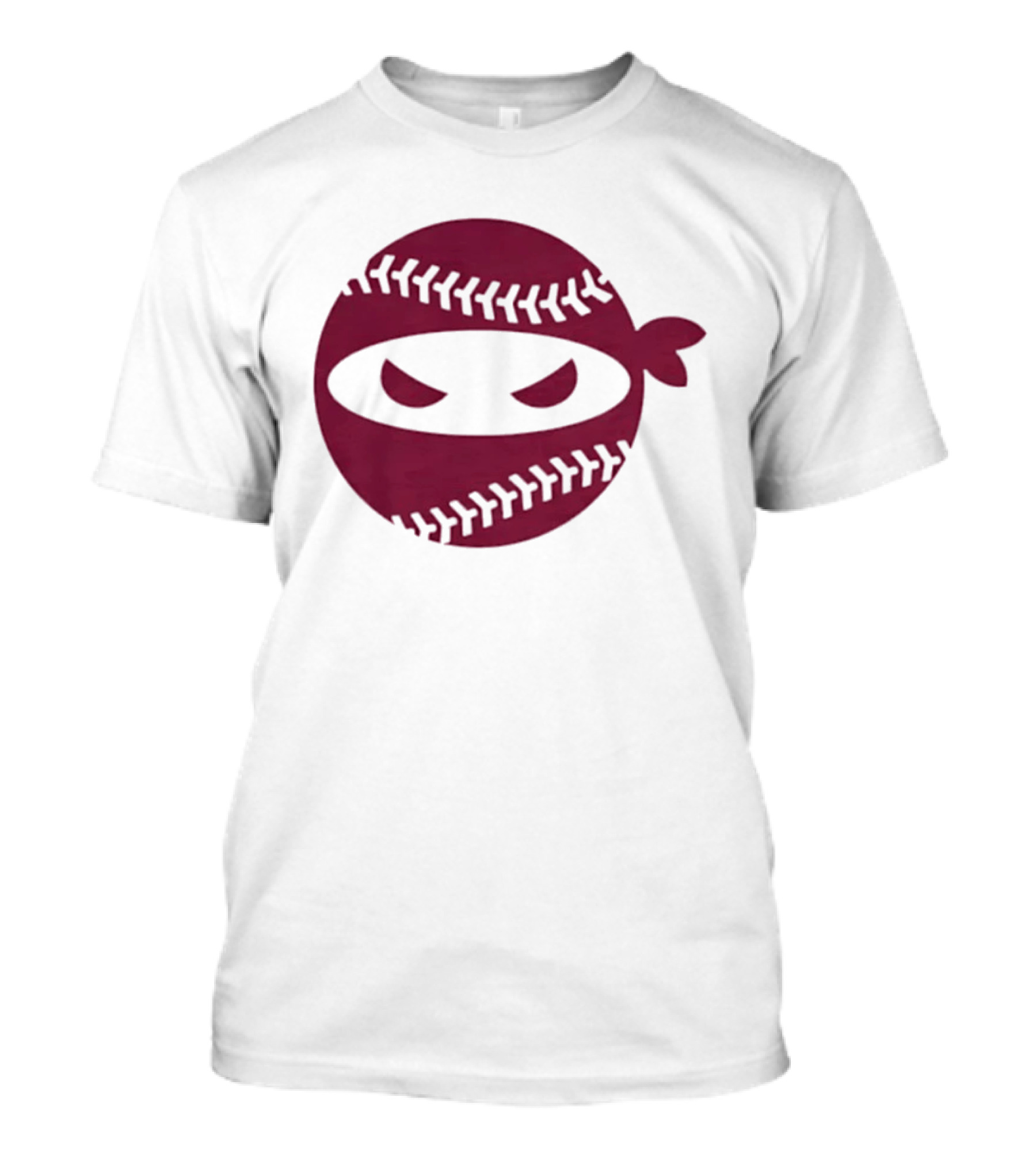 Pitching Ninja Baseball Emblem Emily's Fight T-Shirt