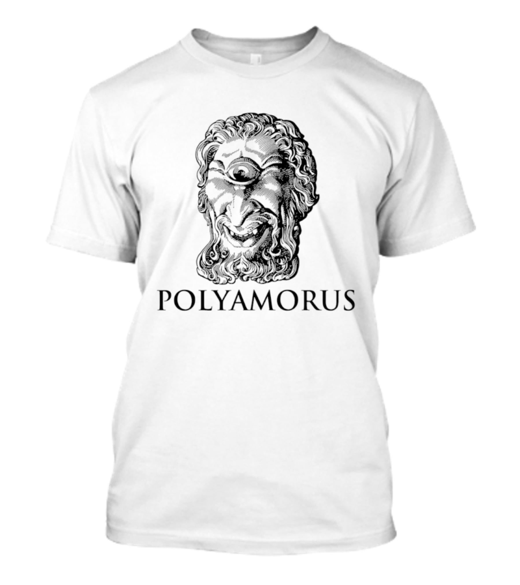 Polyamorus Cyclops Face Mythology T-Shirt