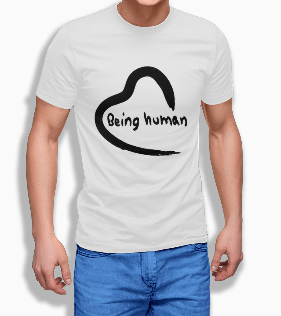 Salman Khan Being Human Heart Logo Coffee T-Shirt