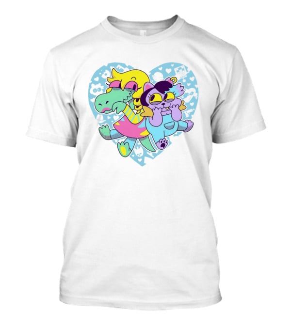 So Hyped 10th Anniversary Undertale Deltarune Heart Characters T-Shirt