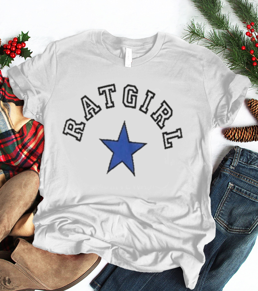 Stray Rats Ratgirl Star Blue T-Shirt