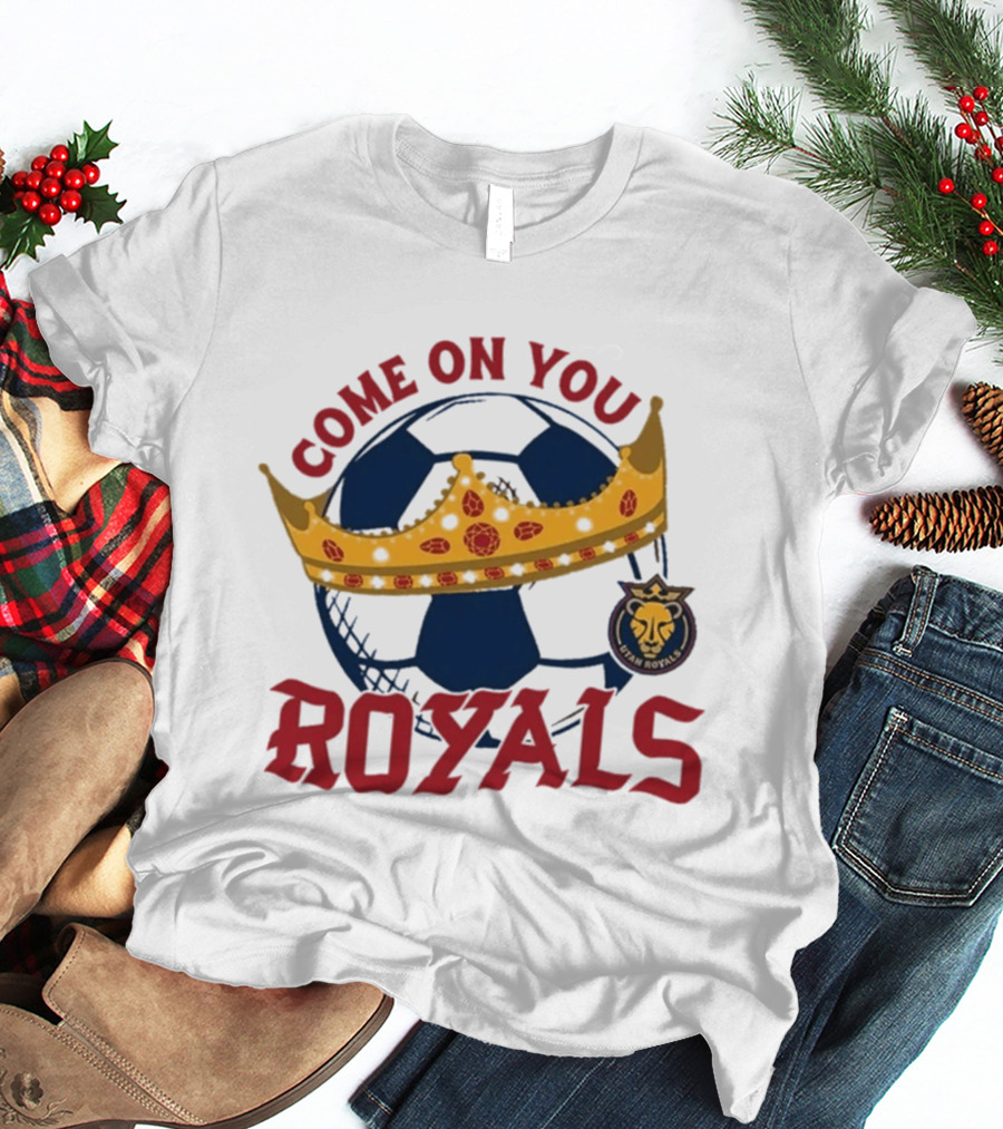 Come On You Royals Soccer Crown Lion T-Shirt
