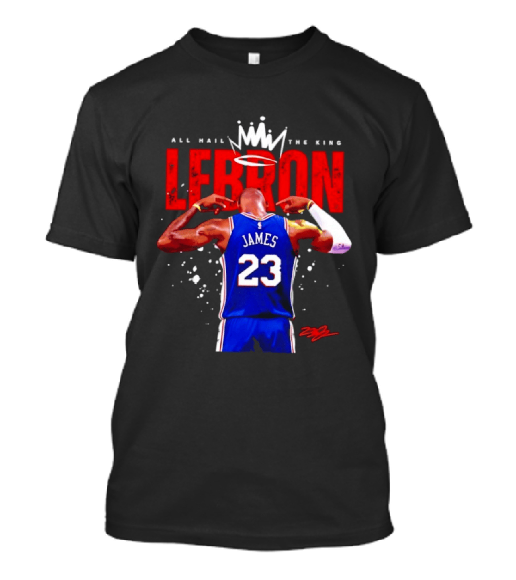 All Hail The King LeBron James 23 Basketball Legend T-Shirt