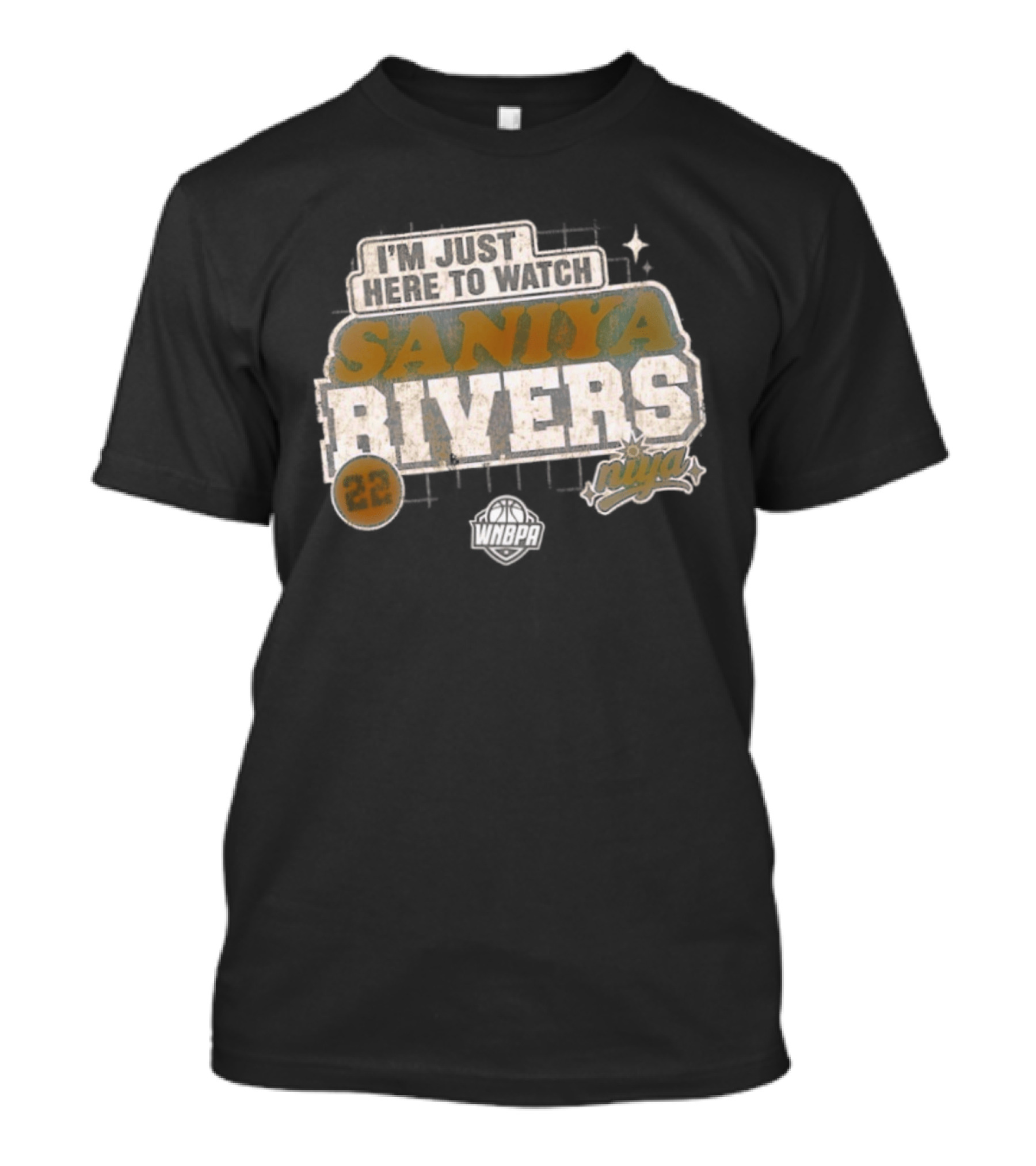 Saniya Rivers 22 Connecticut Sun WNBA Basketball Fans T-Shirt