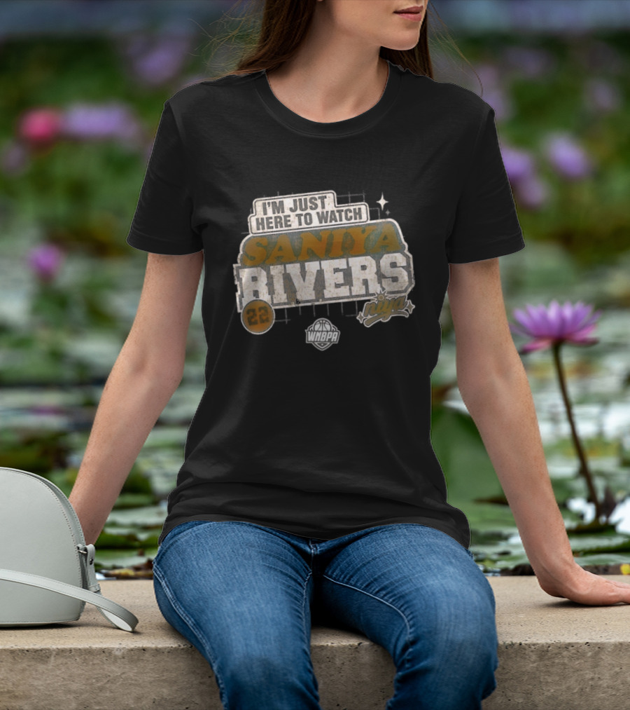 Saniya Rivers 22 Connecticut Sun WNBA Basketball Fans T-Shirt
