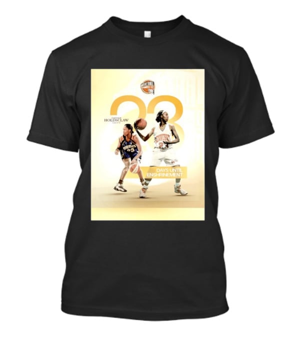 Chamique Holdsclaw Basketball Hall Of Fame 2026 Enshrinement Countdown Tennessee Mystics Number 23 T-Shirt