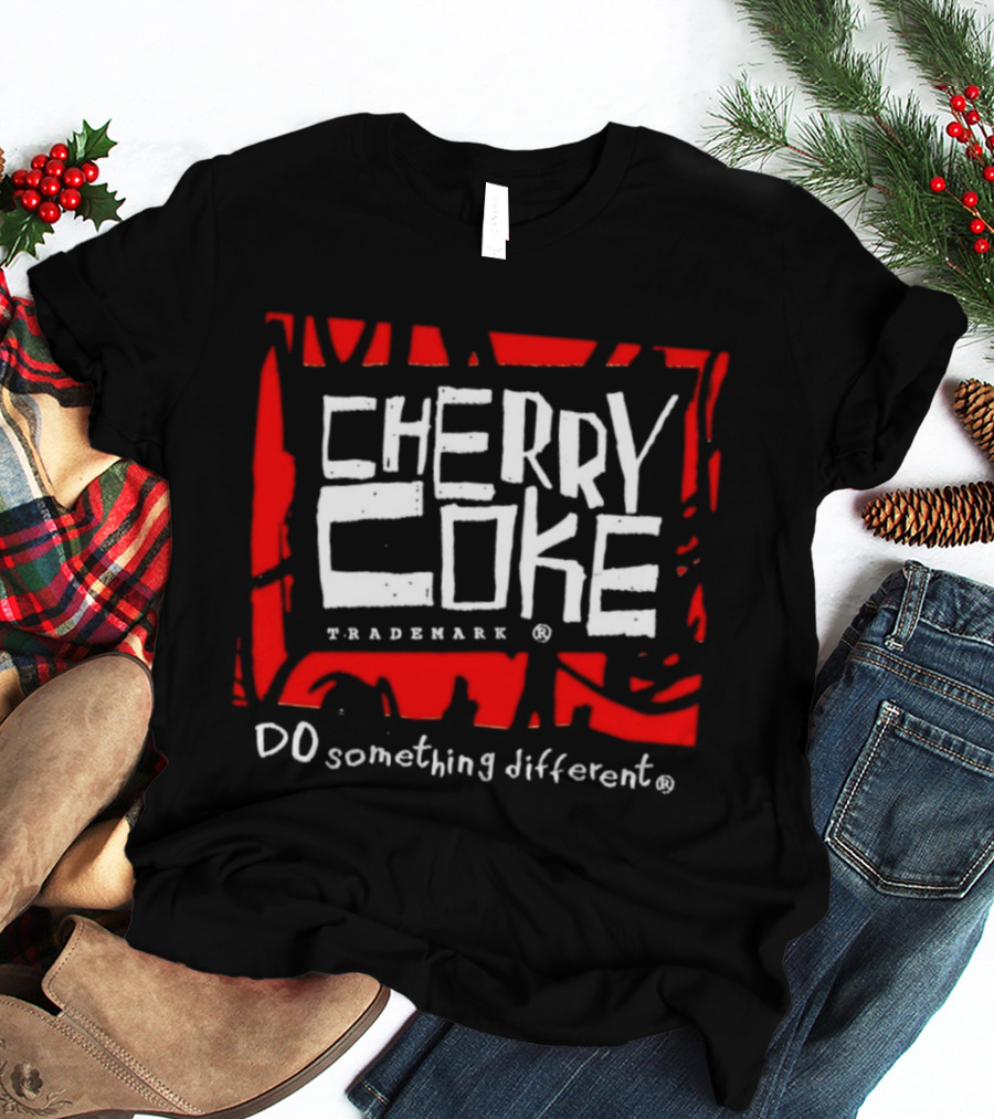 Cherry Coke Trademark Do Something Different T-Shirt