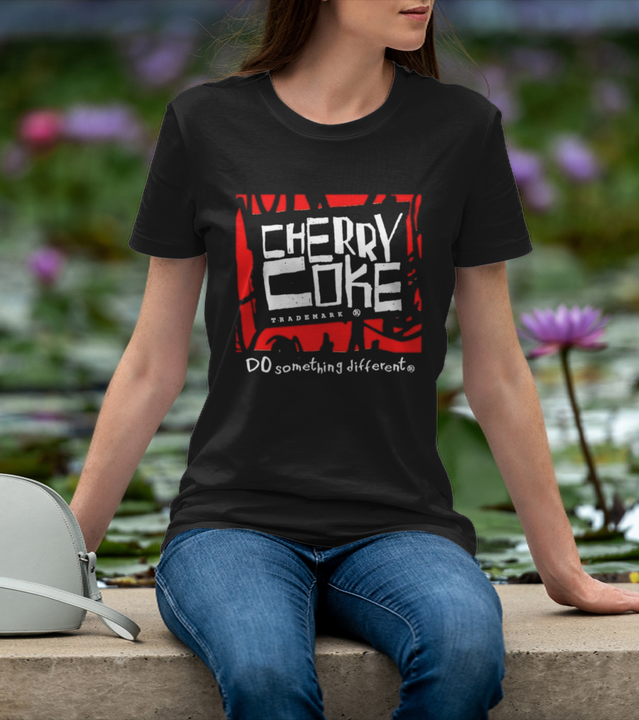 Cherry Coke Trademark Do Something Different T-Shirt