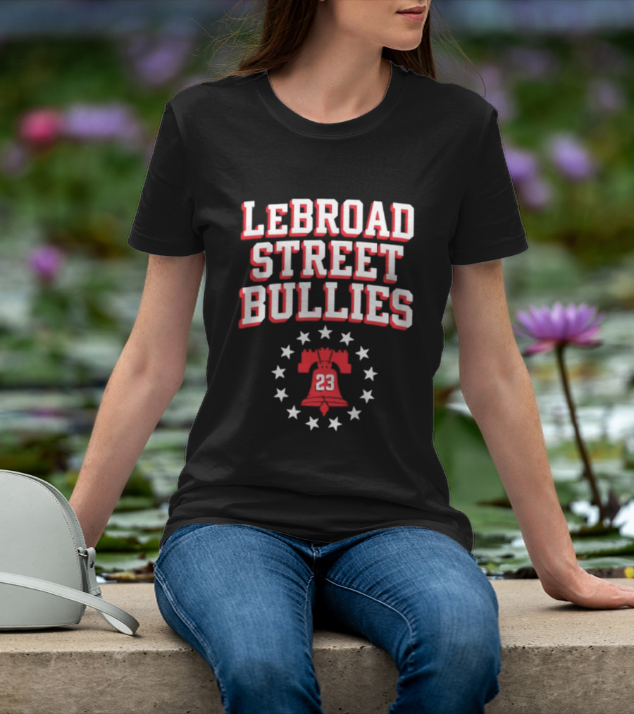 LeBroad Street Bullies 23 Liberty Bell Stars T-Shirt