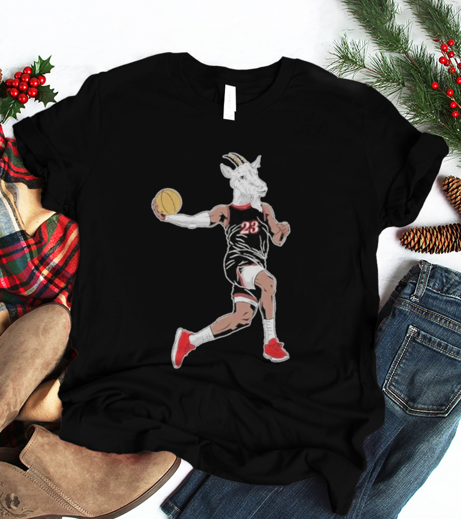 Lebron James 23 Goat Philly Basketball Legend Fan T-Shirt