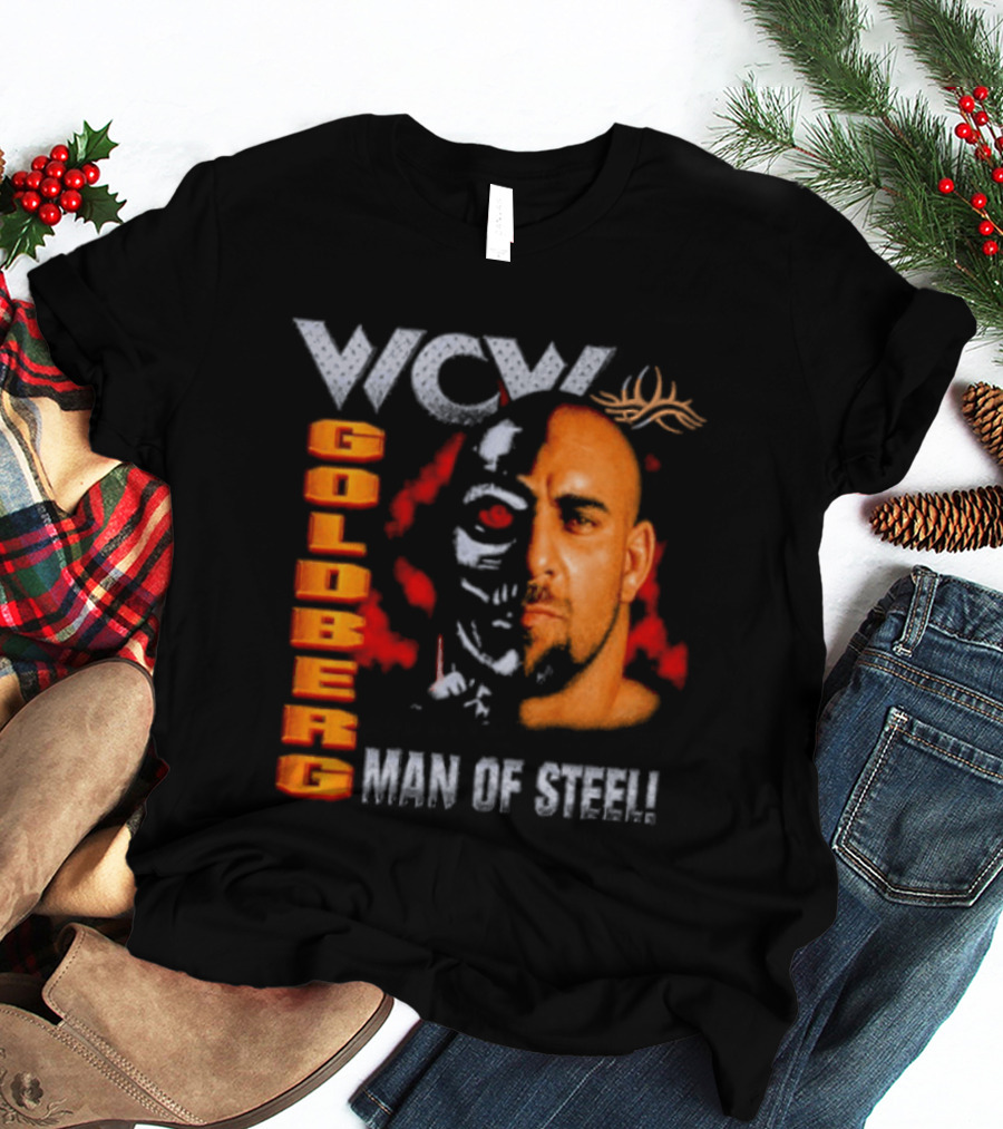 WCW Goldberg Man Of Steel Wrestling T-Shirt