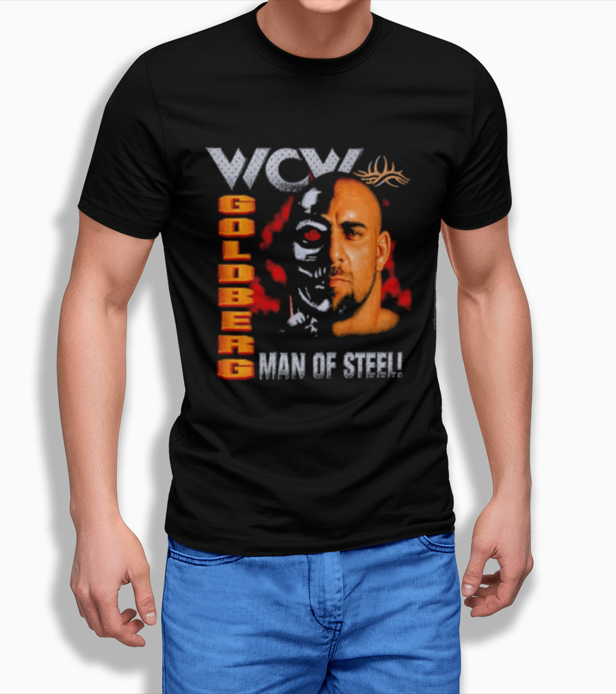 WCW Goldberg Man Of Steel Wrestling T-Shirt