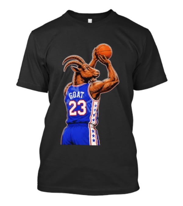 GOAT 23 Basketball Jersey Philadelphia Sixers LeBron James T-Shirt