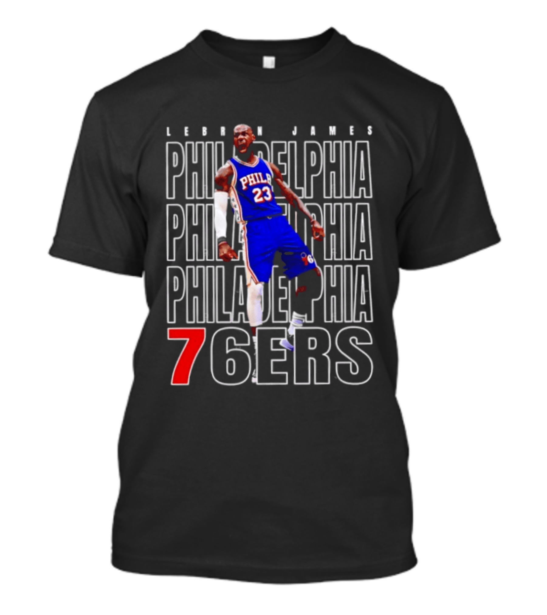LeBron James Philadelphia 76ers Basketball 2026 T-Shirt
