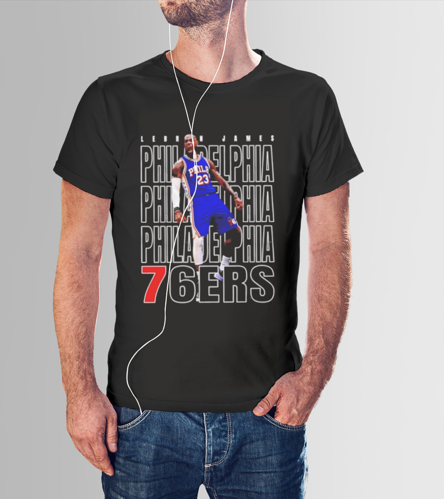 LeBron James Philadelphia 76ers Basketball 2026 T-Shirt