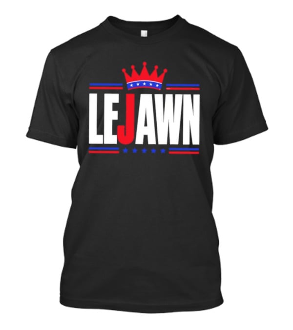 LeJawn King Crown LeBron James Philadelphia 76ers NBA 2026 T-Shirt