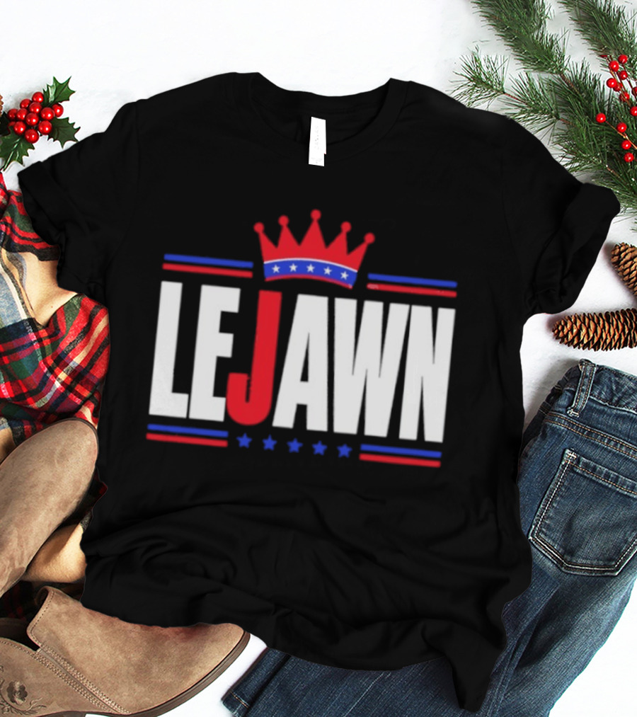 LeJawn King Crown LeBron James Philadelphia 76ers NBA 2026 T-Shirt