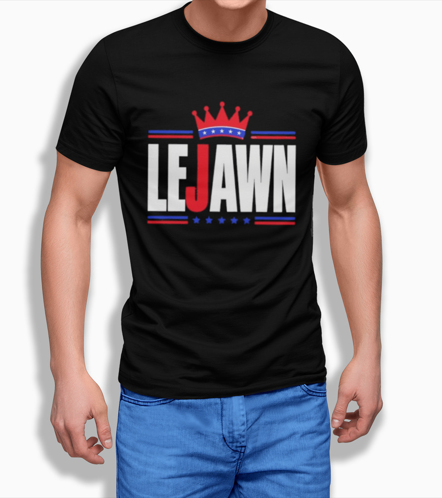 LeJawn King Crown LeBron James Philadelphia 76ers NBA 2026 T-Shirt