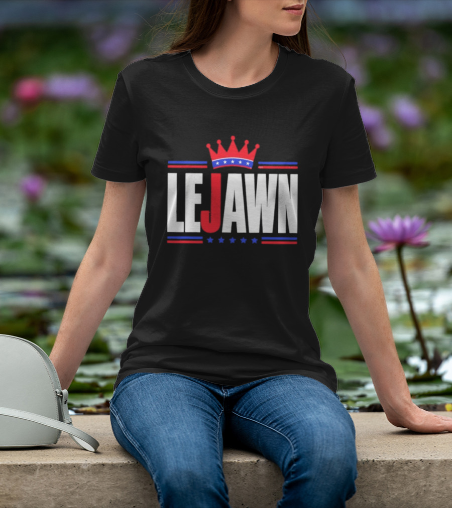 LeJawn King Crown LeBron James Philadelphia 76ers NBA 2026 T-Shirt