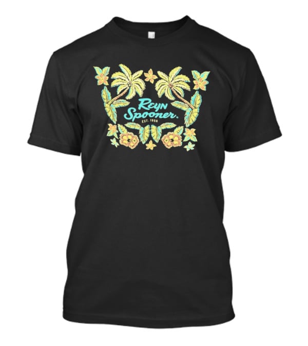 Reyn Spooner Est. 1956 Tropical Floral Palm T-Shirt