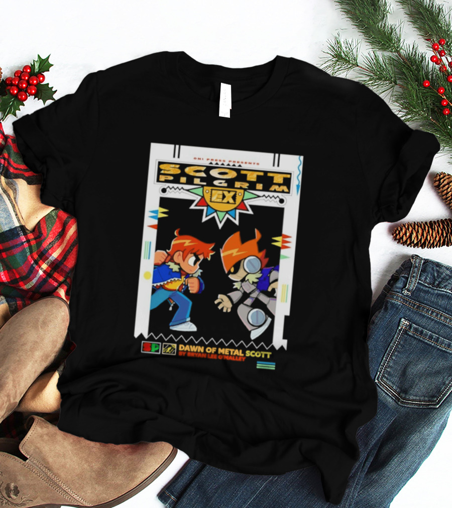 Scott Pilgrim Oni Press Bryan Lee O'Malley Damns Of Nega Scott T-Shirt