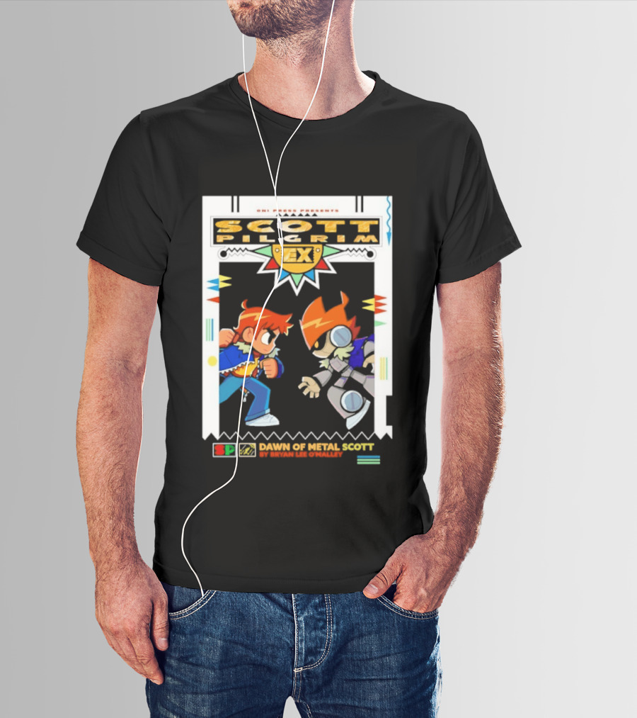 Scott Pilgrim Oni Press Bryan Lee O'Malley Damns Of Nega Scott T-Shirt