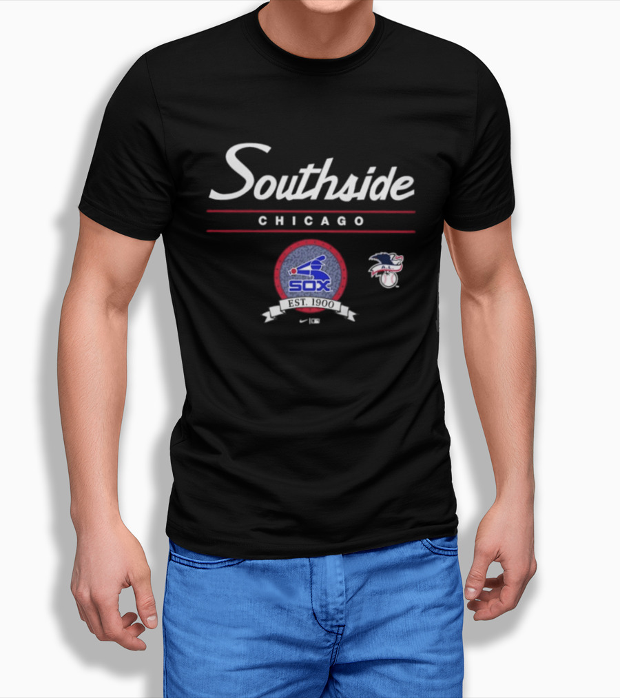 Southside Chicago White Sox Sox American League Nike Baseball T-Shirt