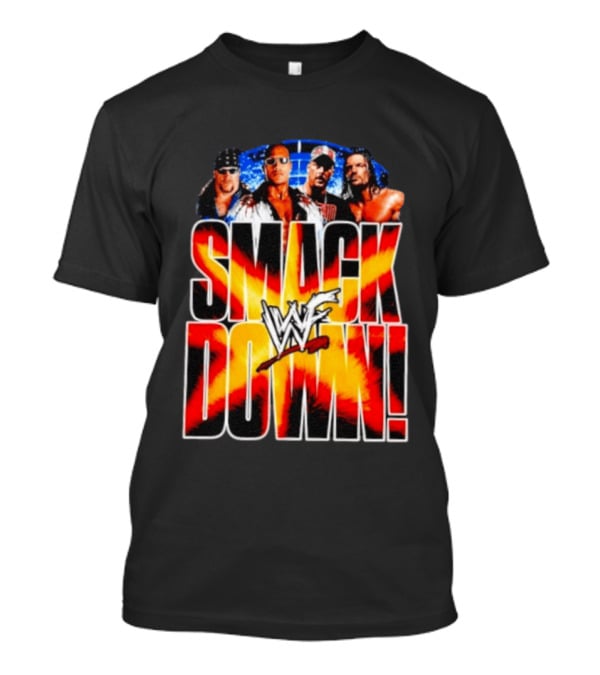 WWF SmackDown The Undertaker The Rock Stone Cold Steve Austin Triple H T-Shirt