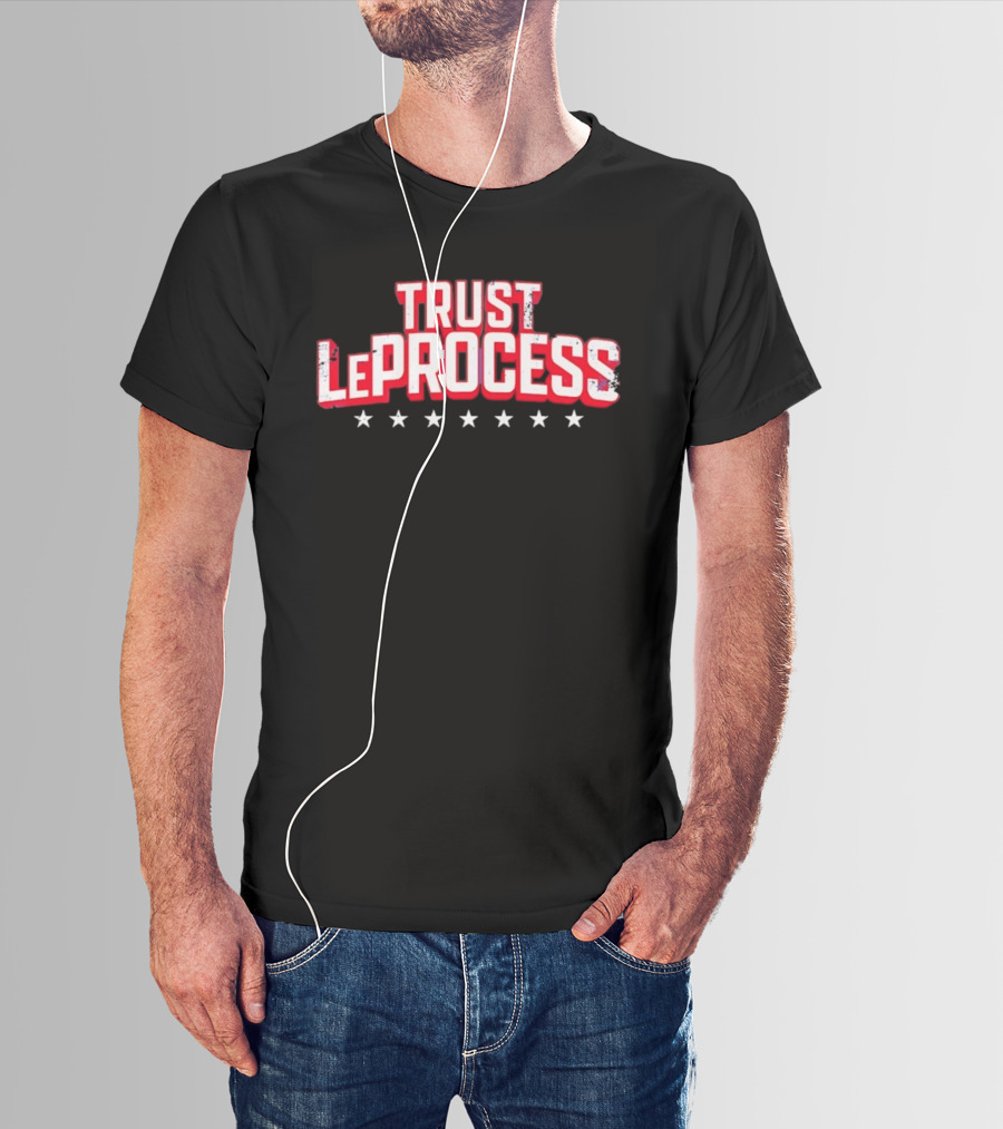 Trust LeProcess Basketball Phrase With Stars T-Shirt