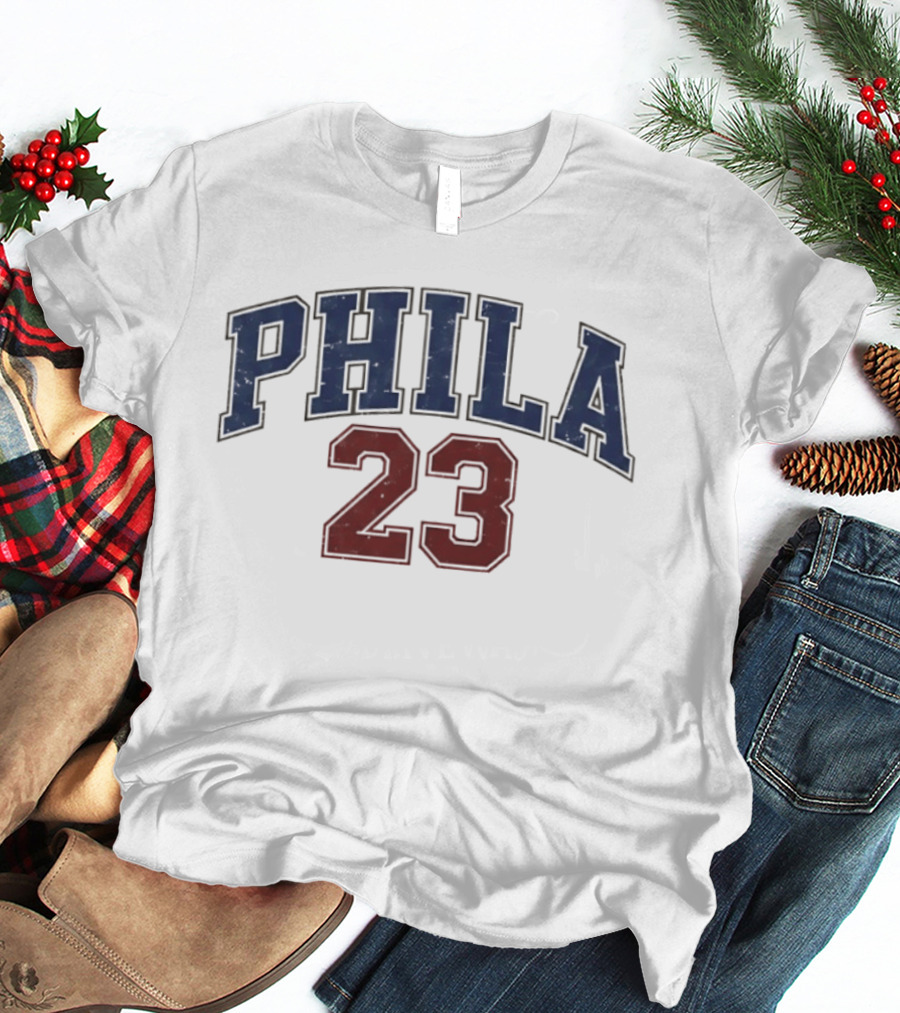 Phila 23 LeBron James Philadelphia 76ers NBA 2026 T-Shirt