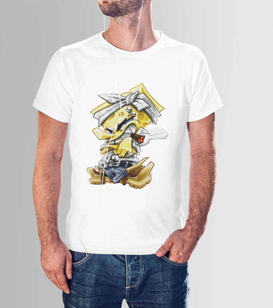 Sponge Squarepants Gangster Bandana Style Graffiti T-Shirt