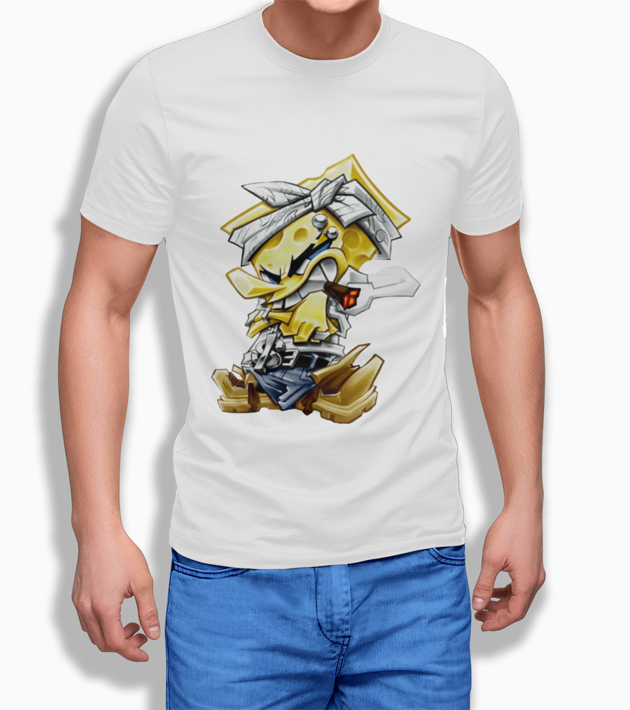 Sponge Squarepants Gangster Bandana Style Graffiti T-Shirt