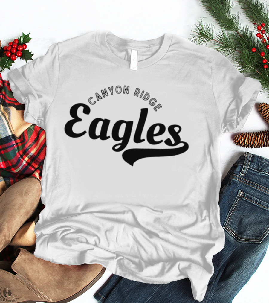 Canyon Ridge Eagles 2026 Trio Crown Arc T-Shirt