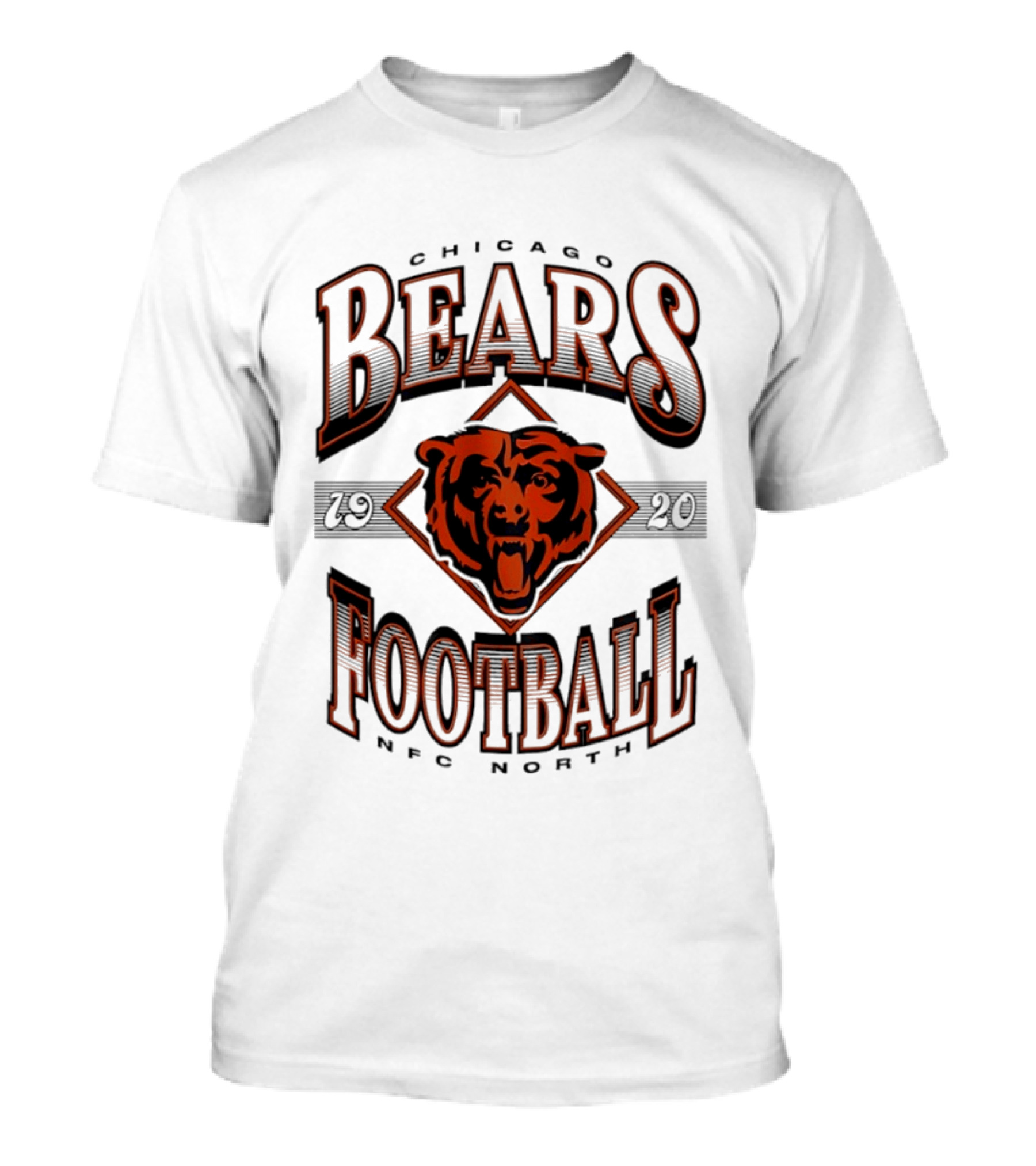 Chicago Bears 1920 Football NFC North Bear T-Shirt