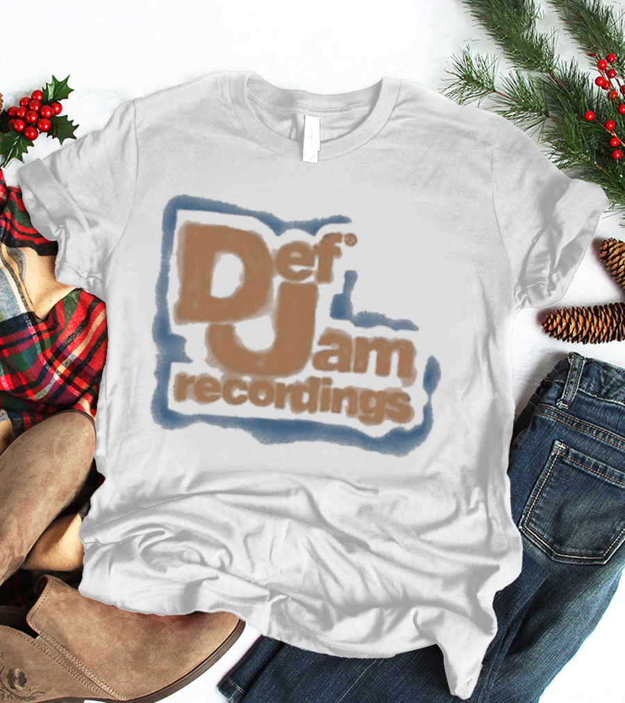 Def Jam Recordings Home Team Classic Music Branding T-Shirt