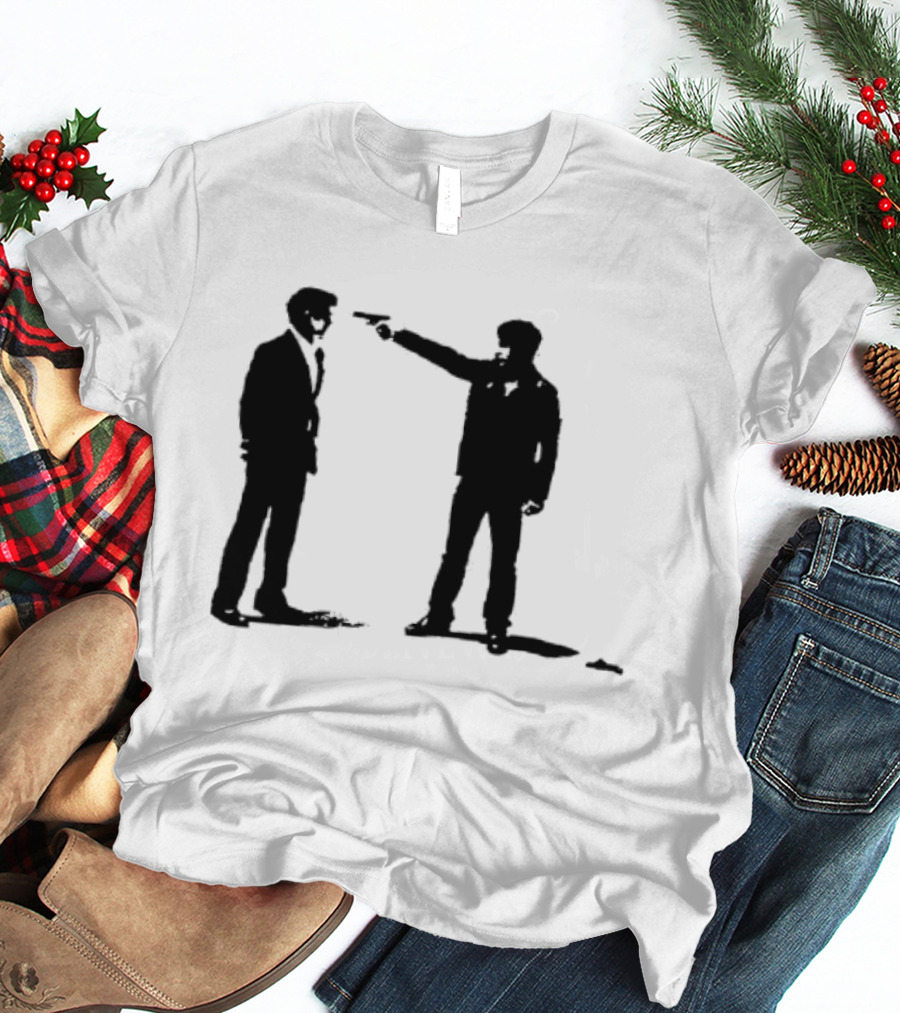 Infernal Affairs Hong Kong Crime Drama Iconic Confrontation Scene T-Shirt