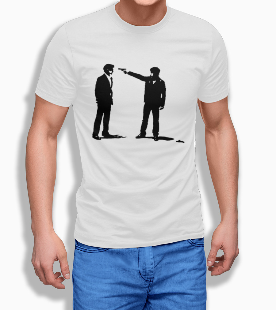 Infernal Affairs Hong Kong Crime Drama Iconic Confrontation Scene T-Shirt