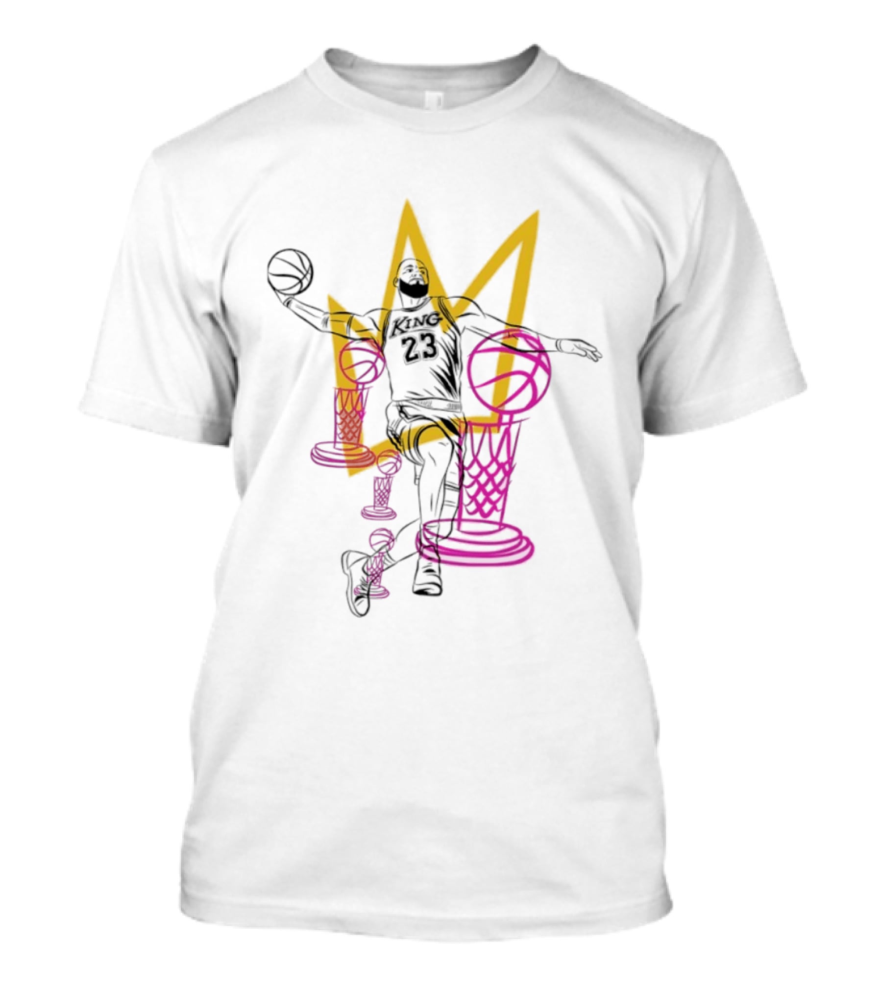 LeBron James King Of 23 Philadelphia Sixers 2026 T-Shirt