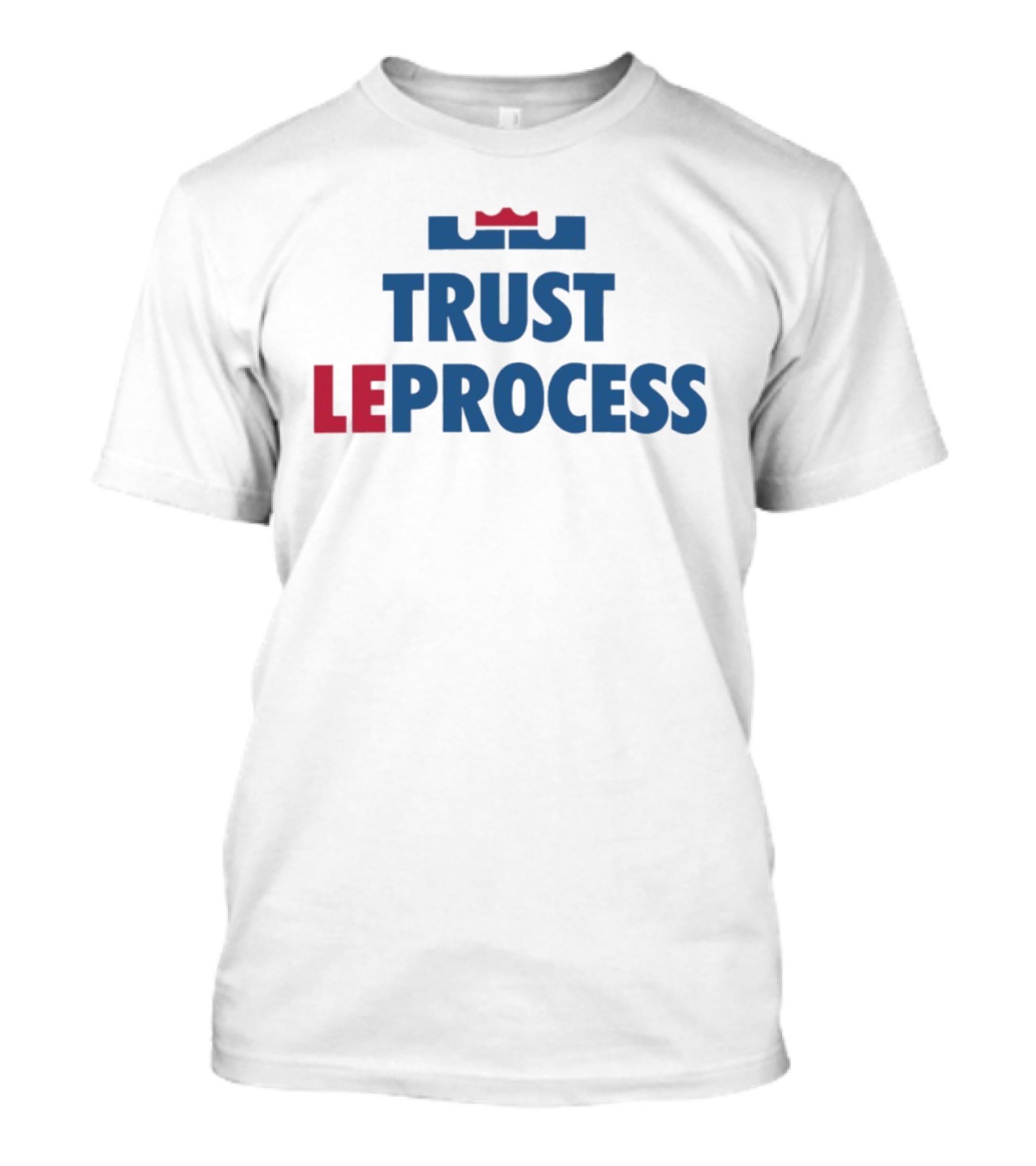 LeBron James Philadelphia 76ers Trust LeProcess Basketball T-Shirt
